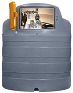 2500 liter opslagtank voor Diesel voorzien van 230 Volt pomp