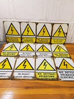 Industriële onweerswaarschuwingbord - Emaille plaat (12) -