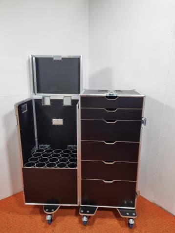 Flightcase Tour Production lade en statieven combi set, Nieuw