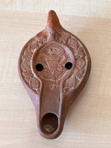 Oud-Romeins, Keizerrijk Terracotta olielamp (Zonder