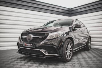 Front splitter V.1 voor Mercedes Benz GLE 63 AMG Coupe / SUV, Ophalen of Verzenden