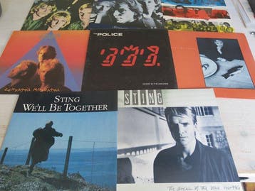 Police & Related, Sting - Nice lot with 7 x great Records of, Nieuw in verpakking