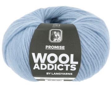 WoolAddicts Promise - 21 Lichtblauw - Chunky / Dik Merinow, Ophalen of Verzenden, Nieuw