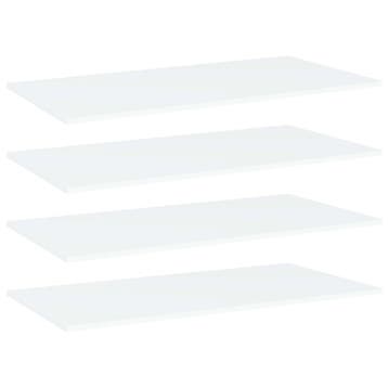 Boekenplanken 4 stuks wit 80cm - Nu met 58% korting, Ophalen of Verzenden, Zo goed als nieuw