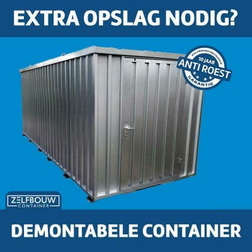 Demontabele 20 ft container | Nieuwe opslagcontainer | OP=OP