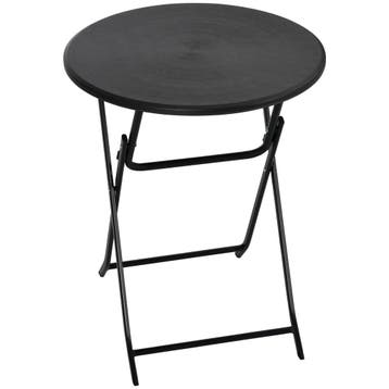 TRUUSK Ronde Opklapbare Tafel Ø60 cm - Houtlook Decoratie -, Tuin en Terras, Verzenden, Nieuw