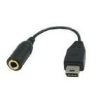 Mini USB Mini male - Jack 3.5mm female adapter, Verzenden, Nieuw