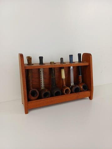 ESA - Rek (7) - Teak - Pijpenrek - Gewaarmerkt