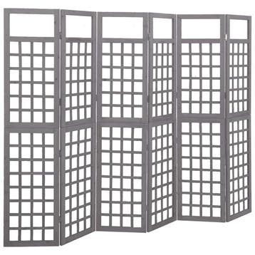 vidaXL Kamerscherm/trellis met 6 panelen 242,5x180 cm, Verzenden, Nieuw