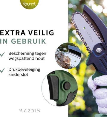 2dekans | Mardin Mini Kettingzaag - Elektrische Takkenzaag -, Ophalen of Verzenden, Zo goed als nieuw, Mardin