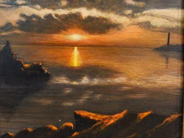 Escuela Impresionista Europea (XX) - Atardecer en el Mar