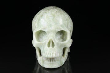 Jasper Gesneden schedel - Jasper - 8.4 cm - 9.7 cm - 12.7 cm