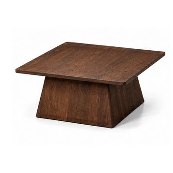 Salontafel Skagen 80x80x33cm Walnoot mango, Huis en Inrichting, Tafels | Salontafels, Ophalen of Verzenden, Nieuw