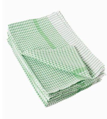 Theedoek | Wonderdry groen | 10 stuks, Verzenden