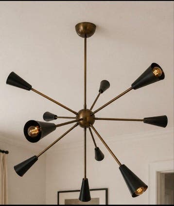 Cameril - Plafondlamp - Verguld messing - Lamp Sputnik