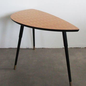 IKEA - Tafel - Lövbacken - Hout, Metaal, Messing - Vintage