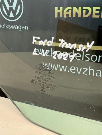 Ford Tansit bj2021Driehoekruit 2-deur links voor 43R-004026, Auto-onderdelen, Ruiten en Toebehoren, Gebruikt, Ford