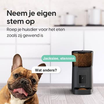 Cellavi Automatische Voerbak Kat en Hond - Voerautomaat, Dieren en Toebehoren, Ophalen of Verzenden, Zo goed als nieuw