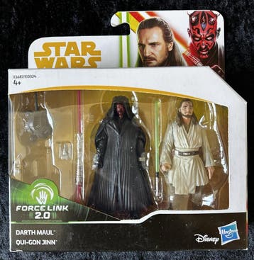 Star Wars Force Link 2.0 Darth Maul Qui-Gon Jinn (Sealed), Verzenden, Nieuw