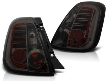 Achterlichten Fiat 500 8/07- LED Tube Smoke, Ophalen of Verzenden, Nieuw