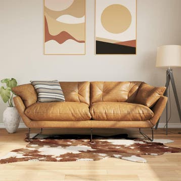 vidaXL Vloerkleed koeienpatroon wasbaar 120x170 cm zwart wit, Verzenden, Nieuw