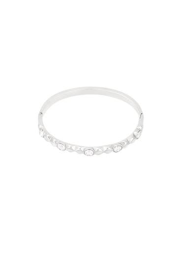 Goudlief Diamond relief armband (Armbanden, Dames sieraden), Verzenden, Nieuw, Zilver, Overige materialen