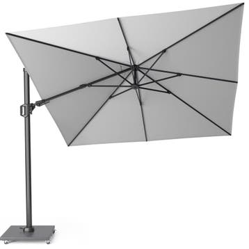Challenger T2 zweefparasol 300x300 cm lichtgrijs, Ophalen of Verzenden, Nieuw