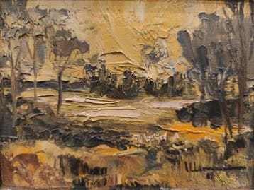 Jaume Mercadé Vergés (1922–2017) - Paisaje Dorado, Antiek en Kunst