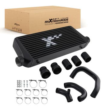 Aluminium intercooler kit zwart geschikt voor Audi A4 B5..., Verzenden, Nieuw, Audi