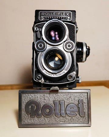 Rollei 3,5F Planar Twin lens reflex camera (TLR), Nieuw