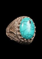 Islamitische Ottomaanse/Bedoeïenenstijl metaal Ring met