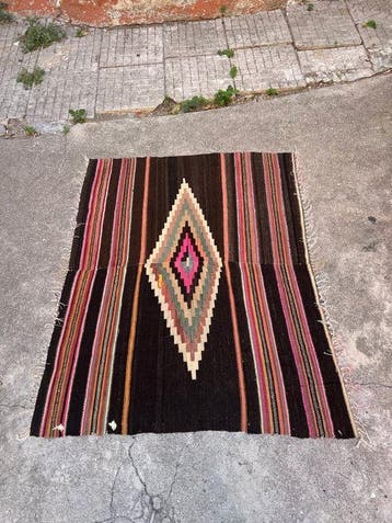 Kelim - 110 cm - 133 cm - Vintage Turkse handgeweven, Nieuw
