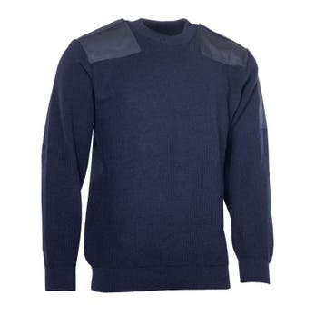 KL marine commando trui Wol met ronde hals, blauw, Ophalen of Verzenden, Gebruikt, Kleding