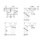 Wastafel Villeroy & Boch Subway 3.0 Met CeramicPlus 1, Doe-het-zelf en Verbouw, Sanitair, Ophalen of Verzenden, Nieuw