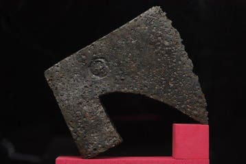Middeleeuws (Gothic) - Zwaar Ijzer Crusader Axe - 14.6 cm
