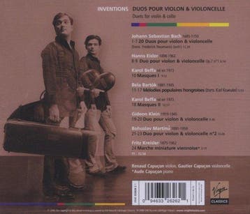 Renaud Capucon - Inventions - CD, Verzenden, Nieuw in verpakking