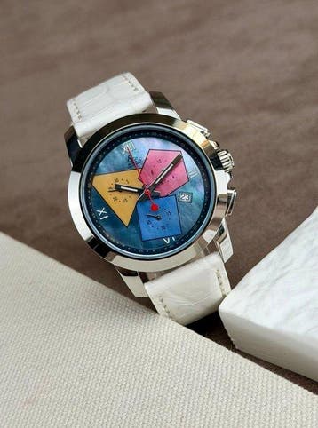 Jacob & Co. - Chronograph Blue MOP Chronograph Date - Heren, Nieuw
