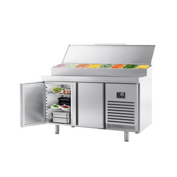 GGM Gastro | Saladette - 1468x700mm - 2-deurs - voor 1x GN |, Verzenden, Nieuw in verpakking