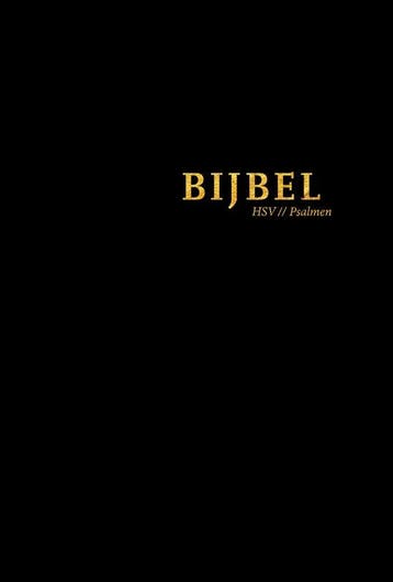 9789065395948 Bijbel (HSV) met psalmen - 14 x 21 hardcove..., Verzenden, Nieuw