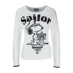 Frogbox goes Princess • witte trui Snoopy • 36, Verzenden, Wit, Nieuw, Maat 36 (S)