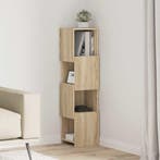 vidaXL Hoekkast Sonoma Eiken 25,5x25x102cm Bewerkt hout, Verzenden, Nieuw