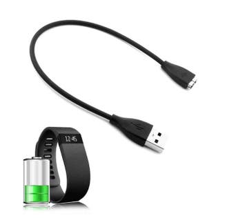 DrPhone Fitbit Charge HR USB Oplaadkabel - 21 cm - Zwart – S, Verzenden, Nieuw