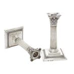 Charles Stuart Harris - Kaarsenhouder (2) - .925 zilver - 16