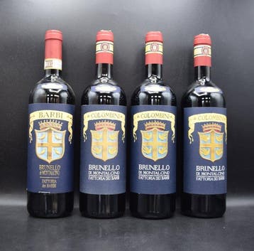 2017 Barbi - Brunello di Montalcino - 4 Flessen (0.75 liter), Nieuw