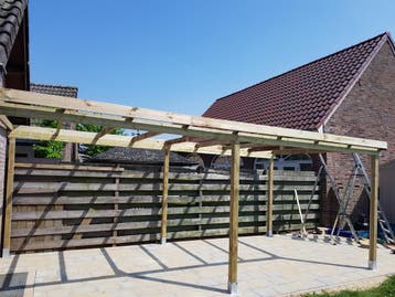 Carport Overkapping Pergola Veranda NIEUW, Ophalen of Verzenden, Nieuw, Carport