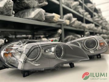 BMW X5 E70 XENON KOPLAMP RECHTS L+R KPL 7240788_7240787, Auto-onderdelen, Verlichting, Verzenden, Gebruikt, BMW