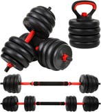 Dumbbellset 40kg | Met Kettlebell | Premium | OP=OP, Overige materialen, Rug, Overige typen, Nieuw