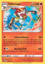 Infernape 26/172 holo Brilliant Stars, Ophalen of Verzenden, Nieuw, Losse kaart, Foil