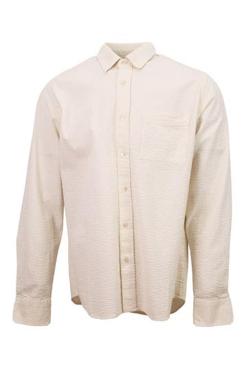 Foret Overhemd in maat M Wit, Kleding | Heren, Verzenden, Zo goed als nieuw, Wit, Foret