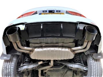Diffuser + Uitlaat geschikt voor A3 S3 8V SEDAN | RS3-Style, Nieuw, Achter, Bumper, Audi